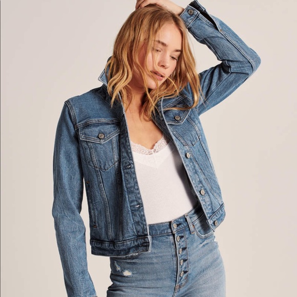 A&F Classic Denim Jacket - Picture 2 of 8